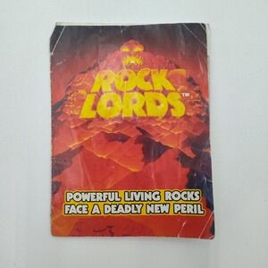 ✅📕1986 Rock Lords mini comic book VTG Tonka‎ evil rock warrior magmar📸SEE📏📸